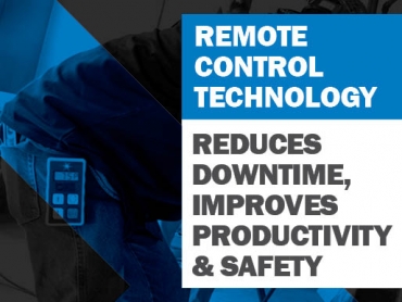 Remote Control Technology - Reduces Downtime, Improves Productivity & Safety